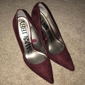 Maroon heels